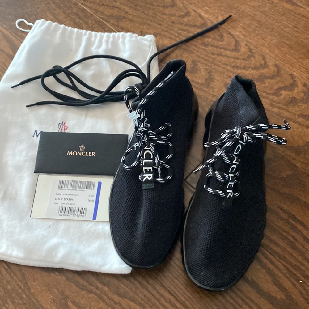 Moncler women sock sneaker size 35